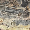 Cutaway of rock inside a wine cellar