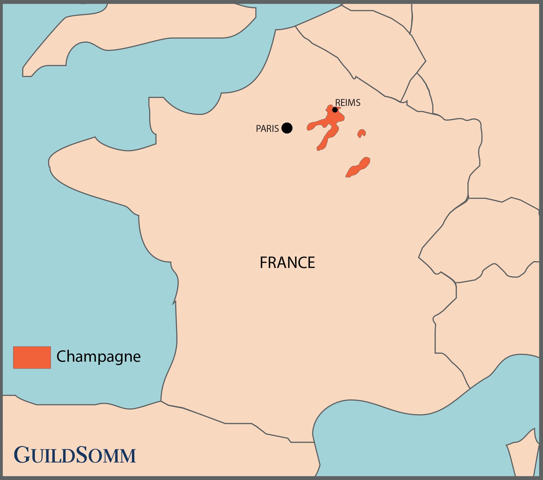 Champagne’s position in France