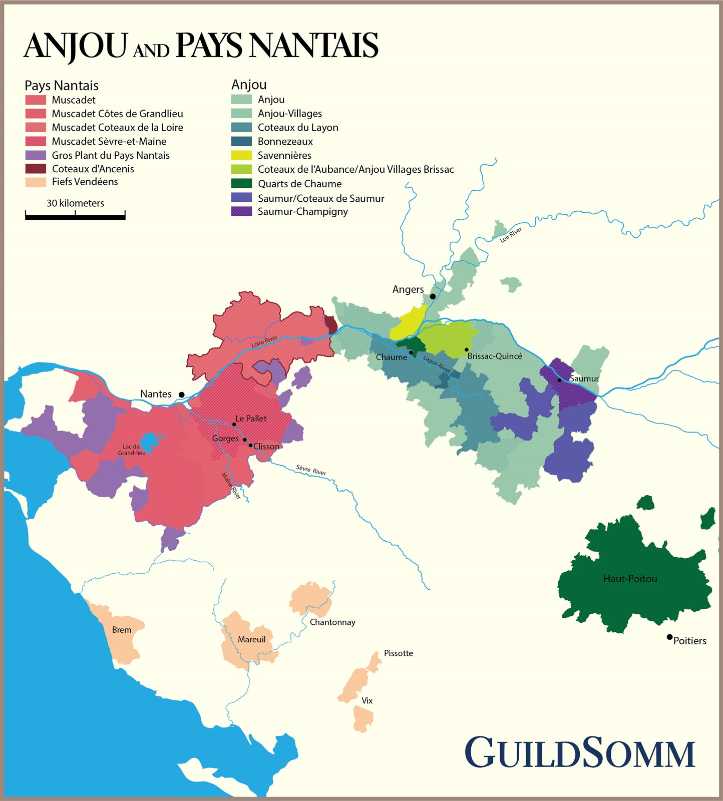 Pays Nantais Map