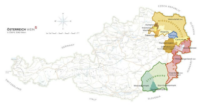 Austria’s wine regions