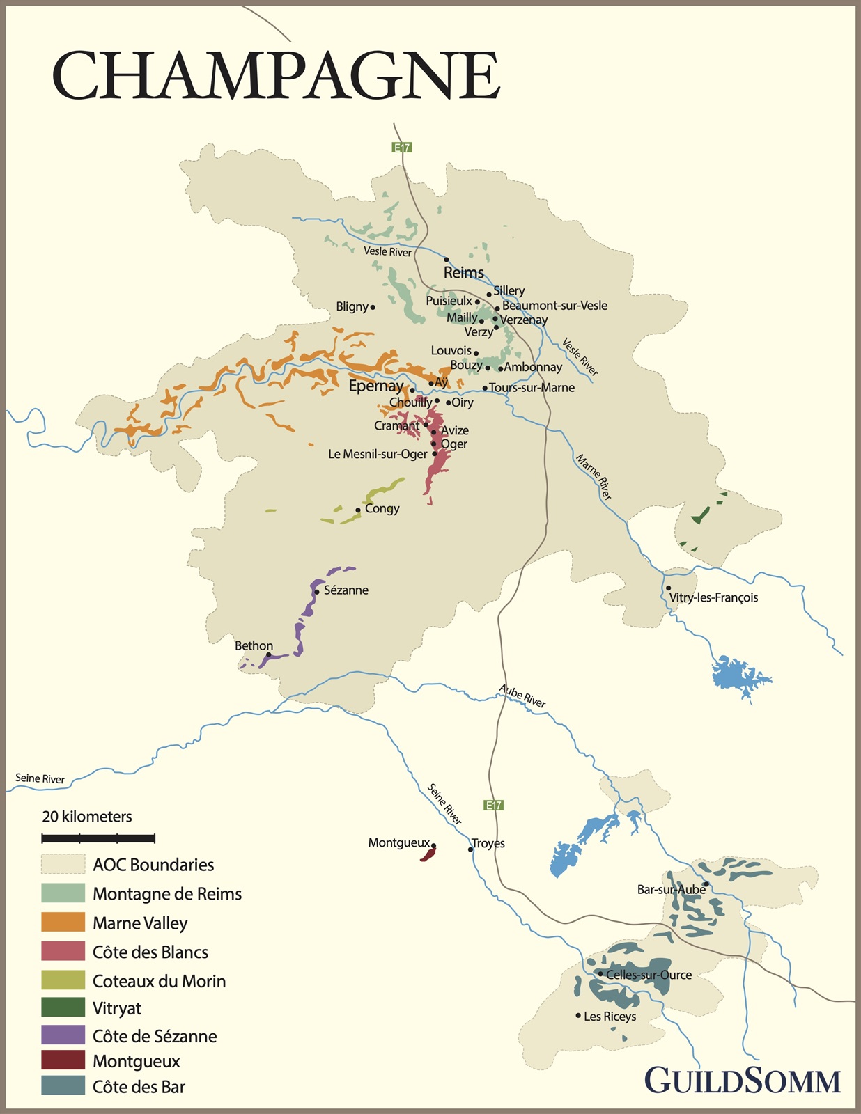 Champagne Districts