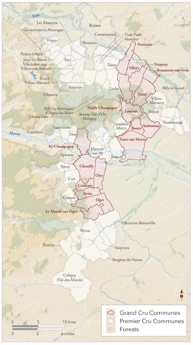 Grands Crus Map