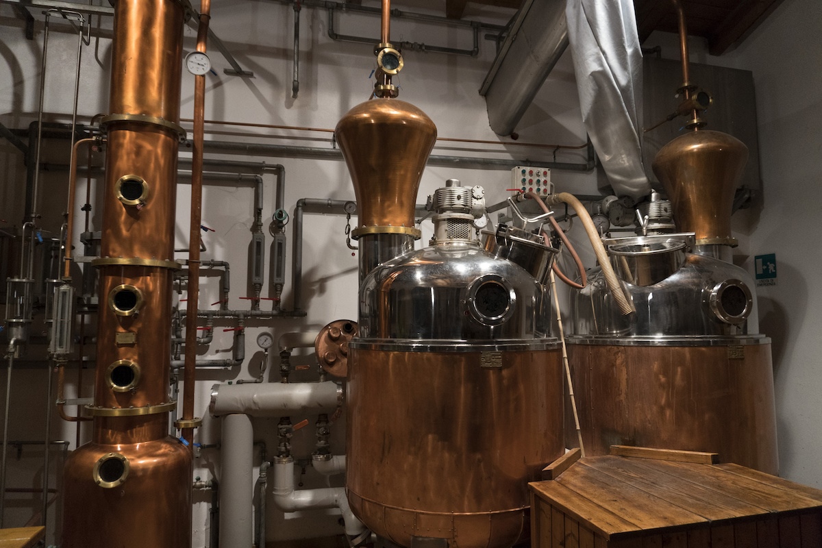 A still in Cognac