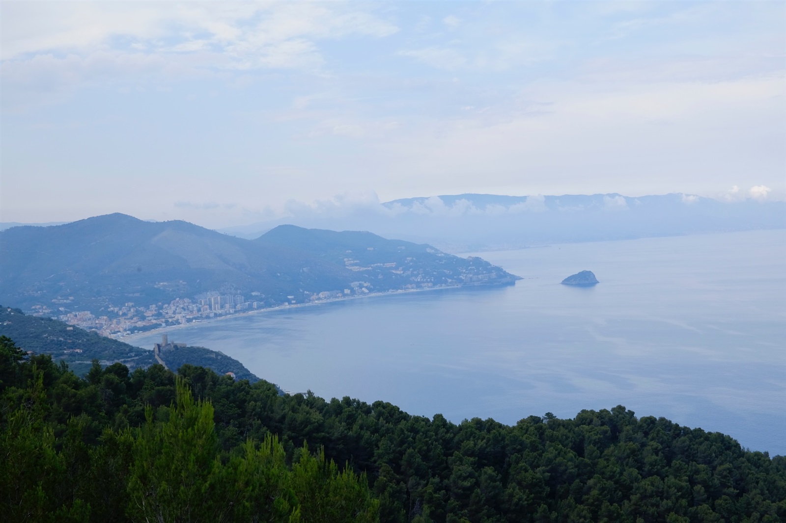 View of the coastline from Punta Crena (Photo credit: Stacy Ladenburger)